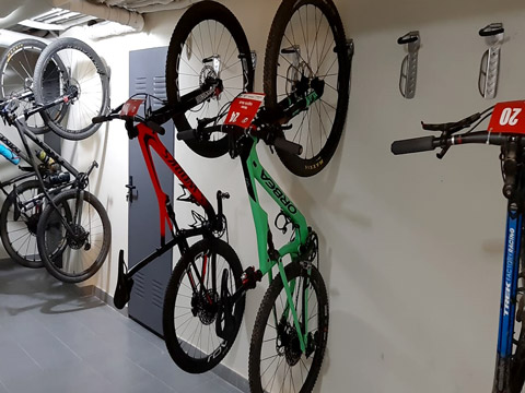 Espacio para guardar bicicletas